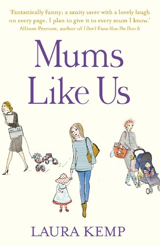 Book cover with illustrated mothers and children, titled "Mums Like Us".