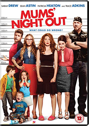 Mums' Night Out" DVD cover featuring a group of women and children.