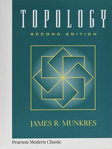 Book cover of Topology by James R. Munkres with a teal background and geometric design.
