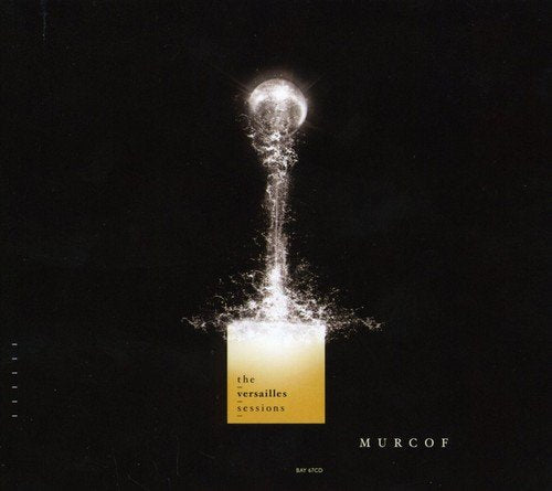 "CD cover with a yellow box and splashing liquid on a black background."