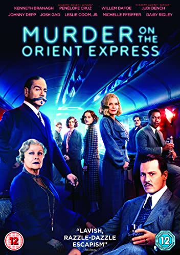 DVD cover for "Murder on the Orient Express" featuring a cast portrait.