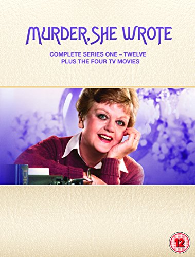 DVD cover featuring Angela Lansbury from Murder, She Wrote with a 12 age rating.