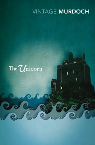 Book cover: “The Unicorn” with a castle and wave imagery.