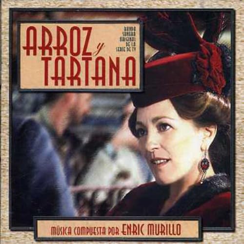 CD cover: woman in red hat, blurred figures, text "Arroz Y Tartana".