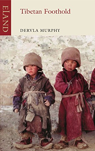 Book cover with a photo of two young Tibetan children in winter clothing.