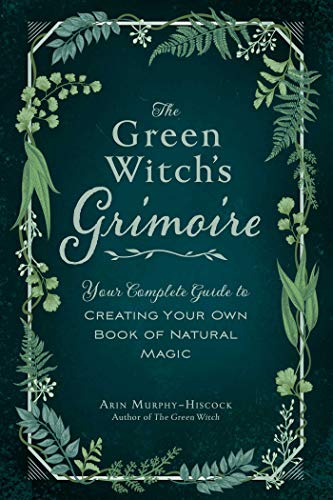 Dark teal book cover with botanical illustrations and white script title.