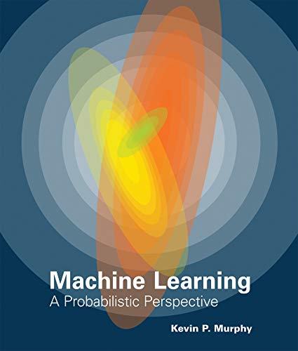 Book cover with abstract colorful shapes and title "Machine Learning.