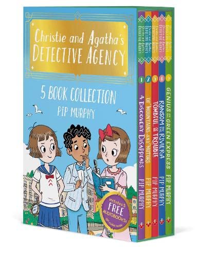 A five-book box set of Christie and Agatha's Detective Agency with illustrated children characters.