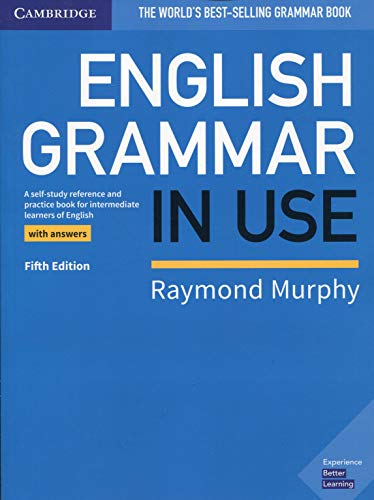 Front cover of English Grammar in Use Fifth Edition by Raymond Murphy.