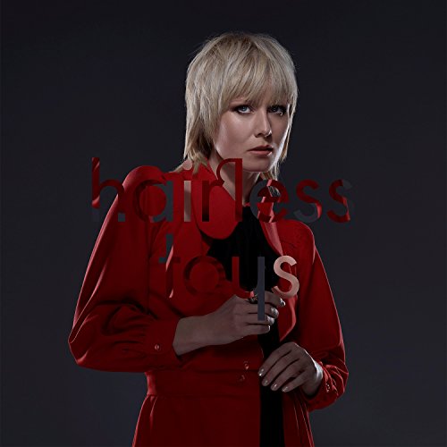 Woman in red jacket, album cover for “Hairless Toys” by Murphy Roisin.