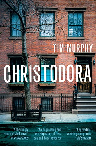 Book cover: red brick building, bold white title "Christodora" by Tim Murphy.
