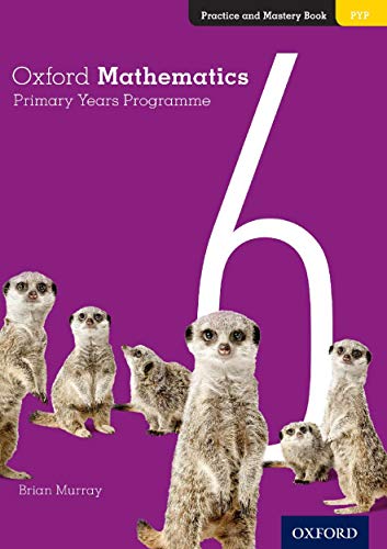 Purple textbook cover with meerkats and a large white number six.