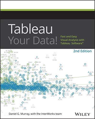 Book cover with data visualization graphics and the title "Tableau Your Data!".