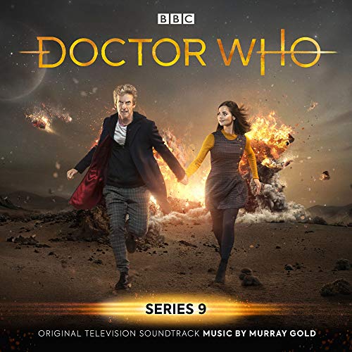 Doctor Who Series 9 soundtrack cover with the Doctor and Clara running.
