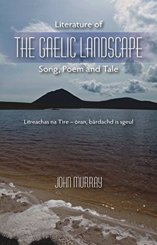 Book cover: “The Gaelic Landscape” with coastal scene and text.