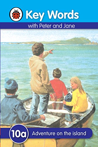 Book cover: children in a boat looking towards a distant island.