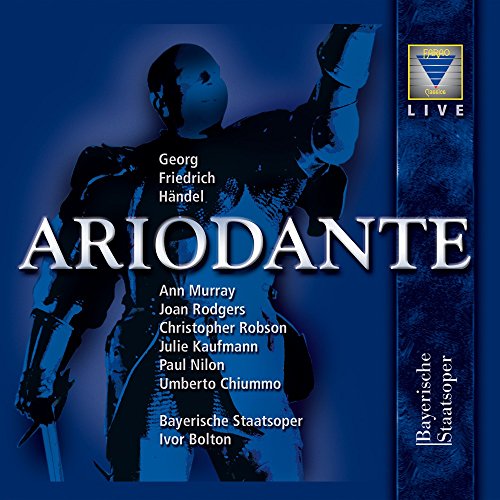 CD cover for Handel’s “Ariodante” featuring a silhouetted figure.