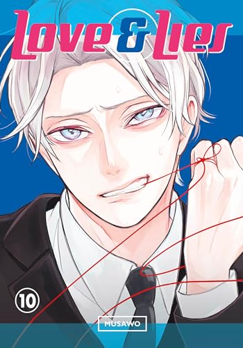 Manga cover: close-up of a young man with silver hair and blue eyes.