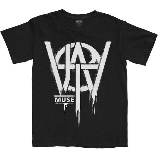 Black unisex t-shirt featuring a white stencil-style Will of the People graphic print.