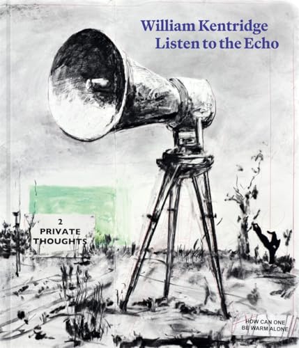 Book cover featuring a sketched vintage megaphone on a tripod.