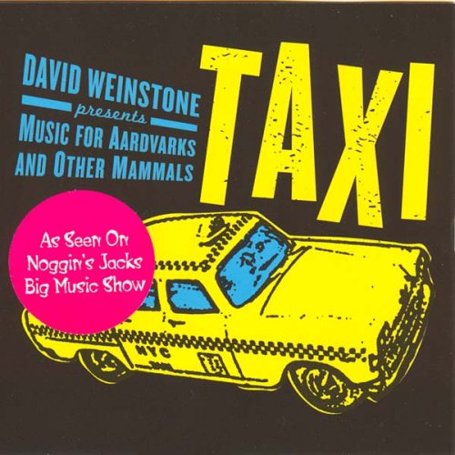 CD cover with aC a yellow taxi, bold yellow text, and a pink circle.