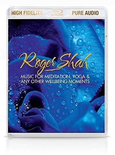 Blu-ray cover for Roger Shah’s meditation music, with water droplets.