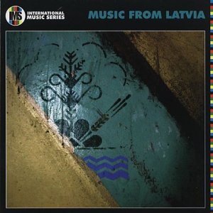"CD cover with abstract blue and black design on a stone-like background."