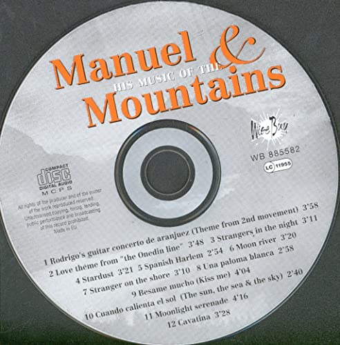 CD with orange and gold text reading "Manuel & His Music Of The Mountains".