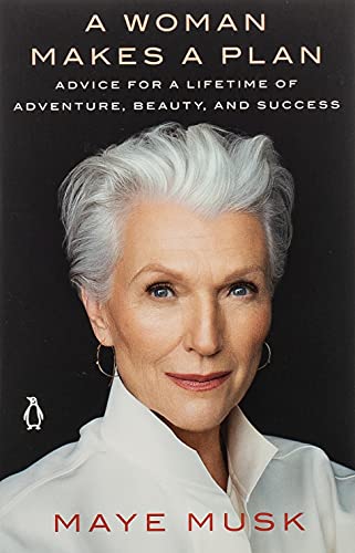 Book cover featuring Maye Musk, a woman with short white hair.