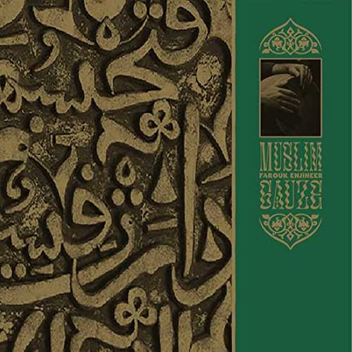 CD cover with ornate Arabic calligraphy and a hand portrait.