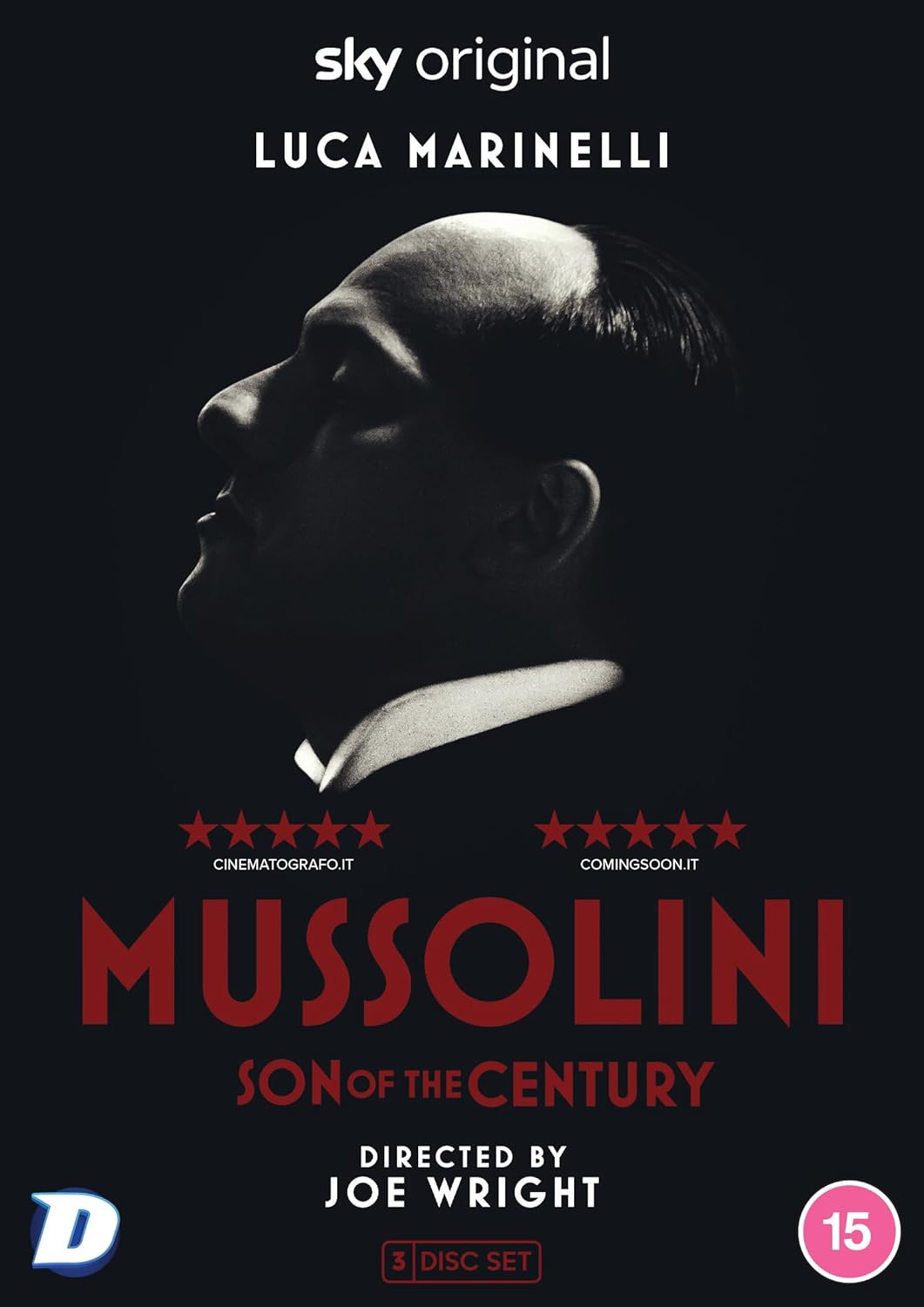 DVD cover featuring a profile portrait of a man against a dark background.