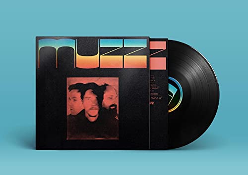 Muzz vinyl record with a black cover featuring a band portrait.