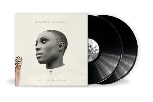 Album cover featuring Laura Mvula with two black vinyl records next to it.