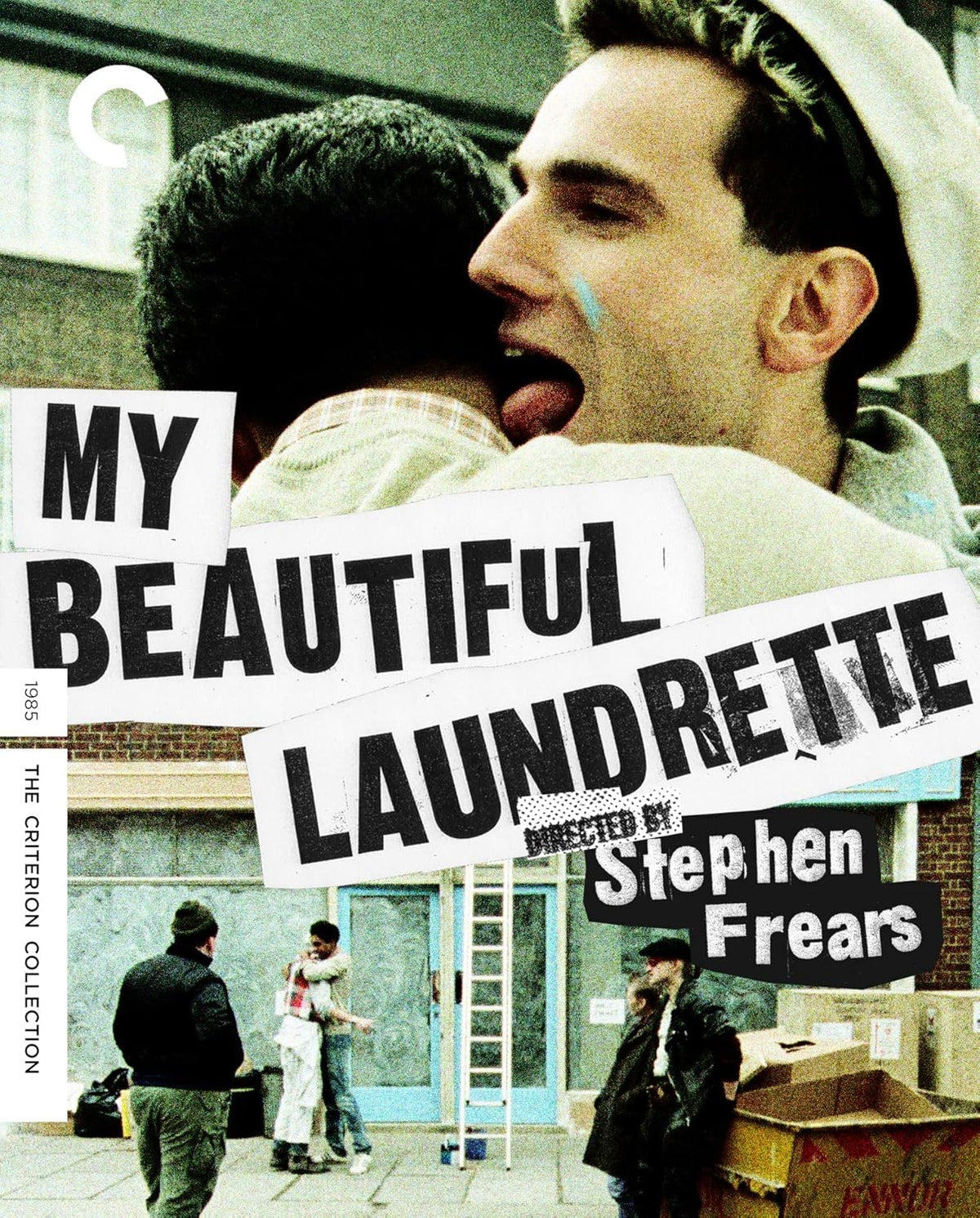 My Beautiful Laundrette" Blu-ray cover with a man and laundrette scene.