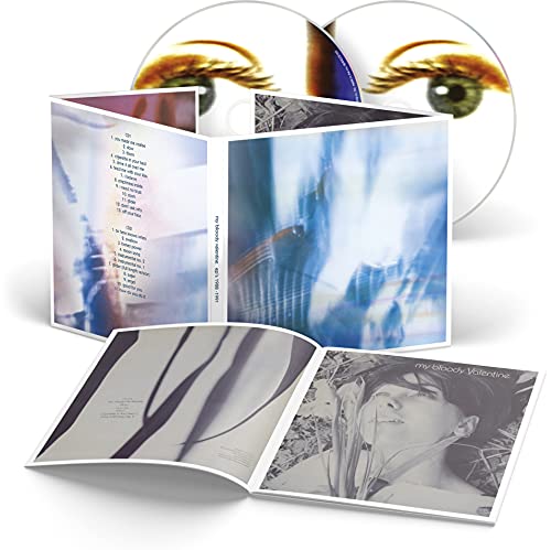 My Bloody Valentine CD set with open gatefold booklet, tracklist, and two printed discs.