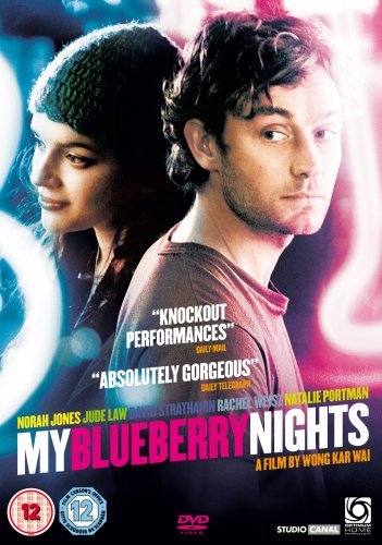 DVD cover for My Blueberry Nights featuring Norah Jones and Jude Law.