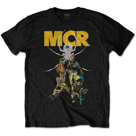 Black My Chemical Romance t-shirt featuring a black and white concert photo graphic.