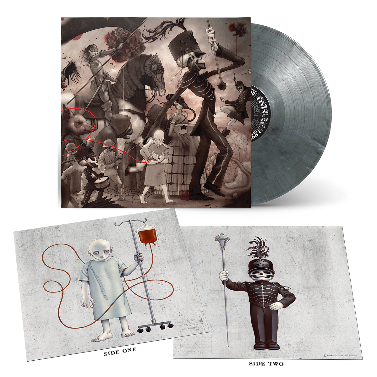 My Chemical Romance’s “The Black Parade” 20th anniversary vinyl record with artwork.