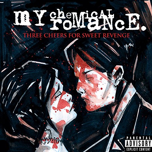 My Chemical Romance vinyl album cover featuring a couple kissing with blood splatters.