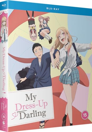 Blu-ray cover for anime “My Dress-Up Darling” featuring two characters.