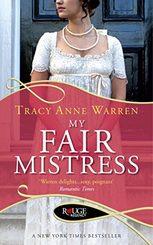 Regency romance novel cover featuring a woman in a white empire-waist dress.