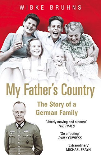 Book cover: family photo with a uniformed man, title "My Father's Country".