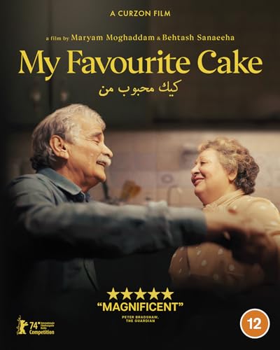 Blu-ray cover for “My Favourite Cake” featuring an elderly couple.
