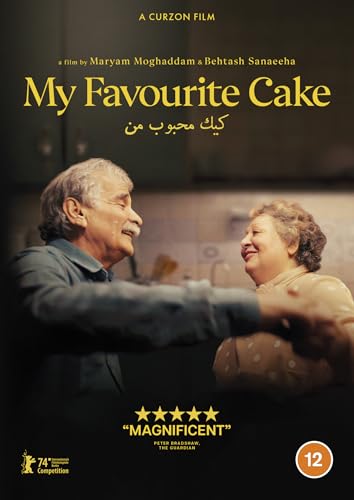 DVD cover for “My Favourite Cake” featuring an elderly couple.