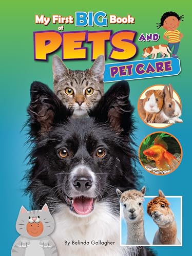 Book cover featuring a dog and cat with smaller images of other animals.