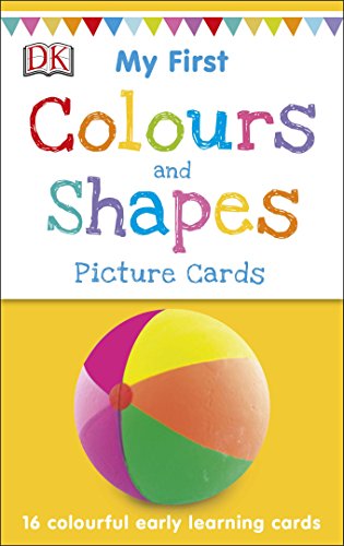 Educational cards with colourful text and a segmented beach ball image.
