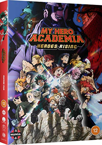 DVD cover art featuring an ensemble of My Hero Academia anime characters in action.
