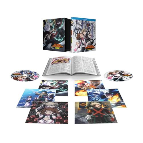 My Hero Academia Season 7 Part 2 Blu-ray with artwork and discs.