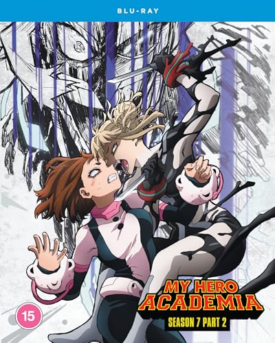 Anime cover art showing Ochaco Uraraka and Himiko Toga fighting in My Hero Academia.