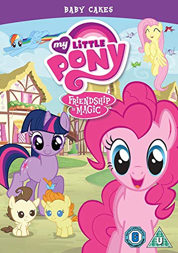 My Little Pony DVD cover featuring Pinkie Pie and other ponies.